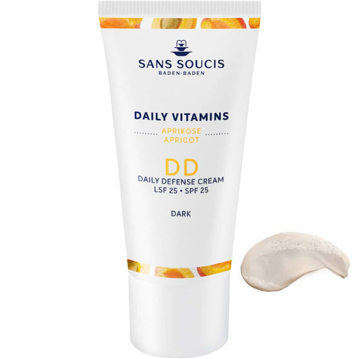 Sans Soucis Daily Vitamins Apricot DD Cream SPF 25 -Dark- i gruppen Sans Soucis / Ansiktsvrd / Daily Vitamins hos Nails, Body & Beauty (4834)