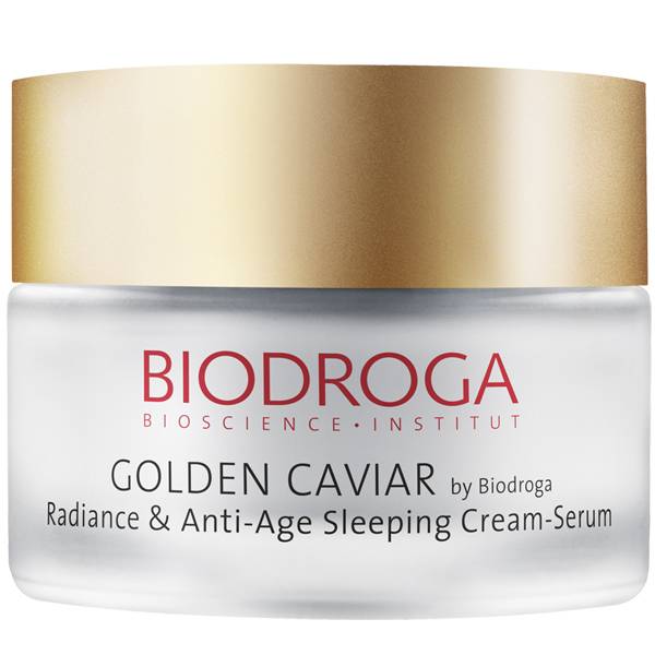 Biodroga Golden Caviar Radiance & Anti-Age Sleeping Cream-Serum i gruppen Biodroga / Hudvrd / Golden Caviar hos Nails, Body & Beauty (5377)