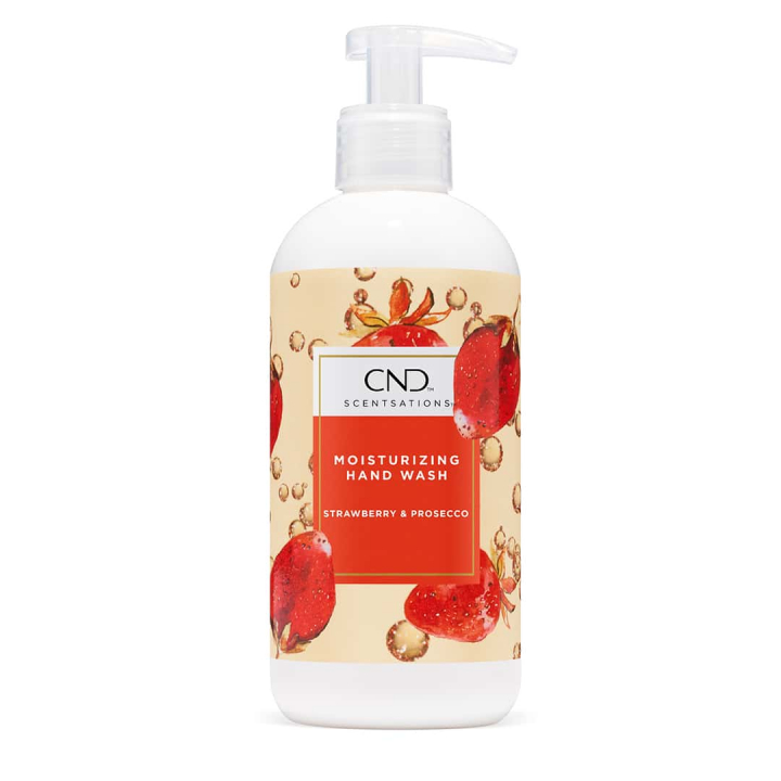 CND Scentsations Moisturizing Hand Wash Strawberry & Prosecco 390 ml i gruppen CND / Scentsations hos Nails, Body & Beauty (00974)