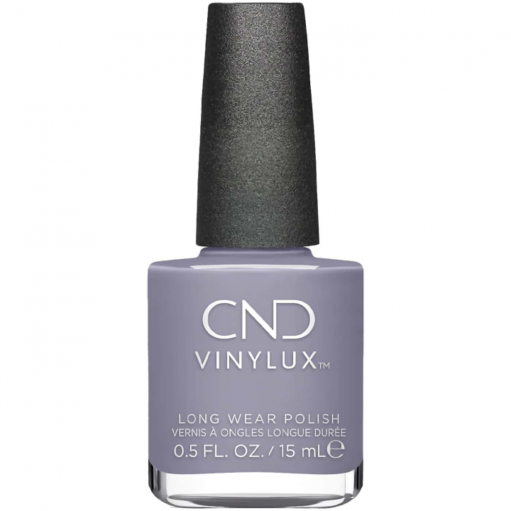 Skiffergrtt Hazy Games-lack med lila slja | CND Vinylux