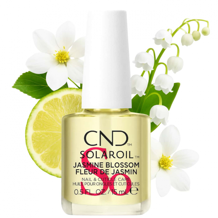 CND SolarOil Jasmine Blossom nagelbandsolja CND SolarOil Jasmine Blossom – näringsgivande nagelbandsolja för återfuktning och skydd