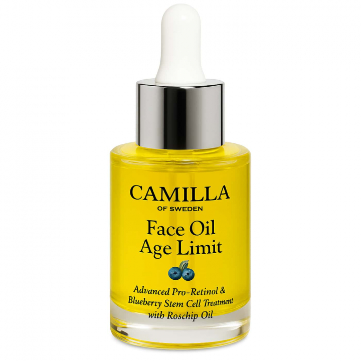 Camilla of Sweden Face Oil Age Limit ansiktsolja med retinol | anti-age, blåbärsstamceller och nyponfröolja