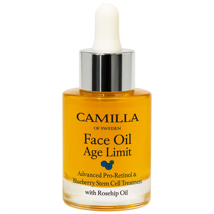 Camilla of Sweden Face Oil Age Limit ansiktsolja med retinol | anti-age, blåbärsstamceller och nyponfröolja