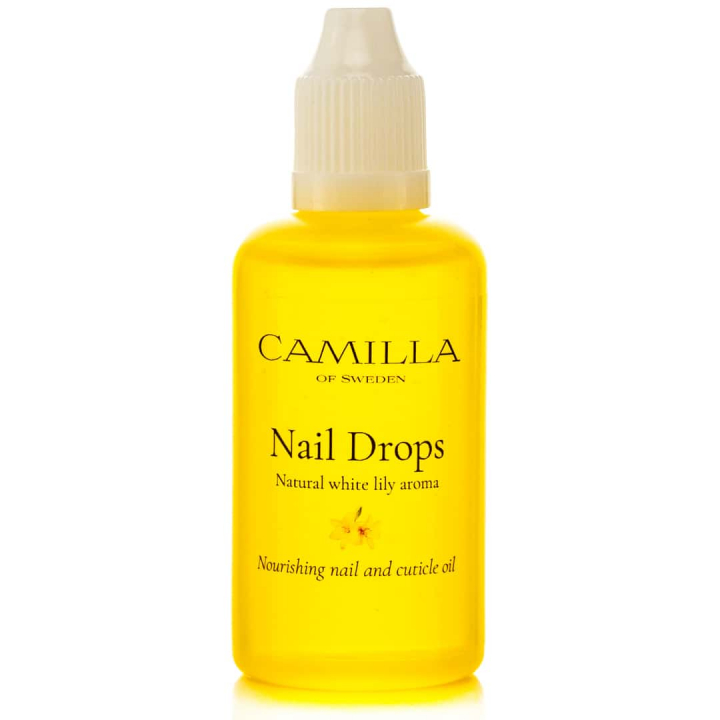Camilla of Sweden Nail Drops Nagelolja 50ml -Refill- White Lily i gruppen Produktkyrkogård hos Nails, Body & Beauty (1076-50)
