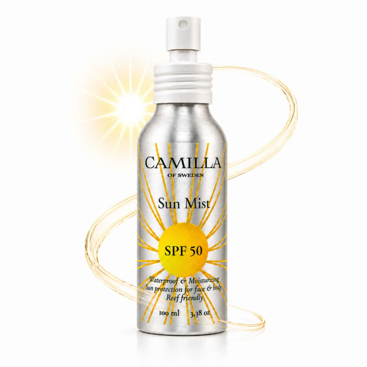 Camilla of Sweden Sun Mist SPF 50 hög solskydd spray ansikte och kropp