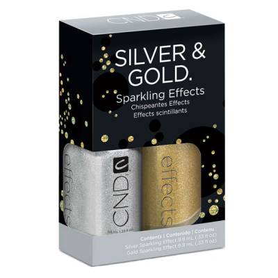 CND Silver & Gold Sparkling Effects i gruppen Produktkyrkogrd hos Nails, Body & Beauty (1133)