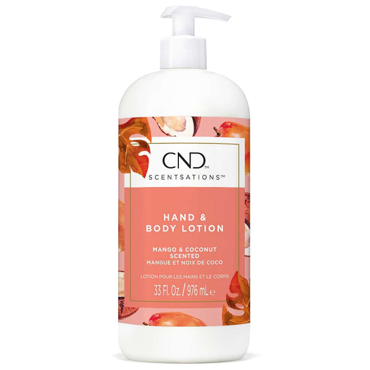 CND Scentsations Hand & Body Lotion Mango & Coconut 976 ml i gruppen CND / Scentsations hos Nails, Body & Beauty (1173)