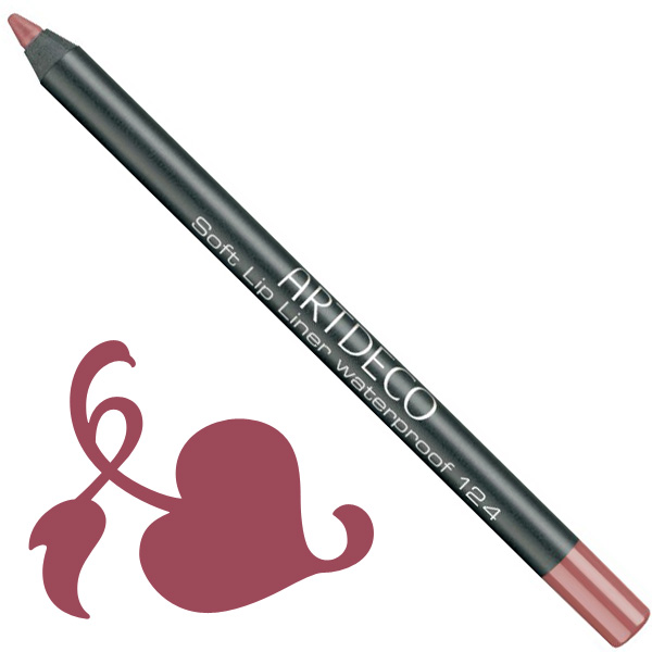 Artdeco Soft Lip Liner Vattenfast Nr:124 Precise Rosewood i gruppen ArtDeco / Makeup Kollektioner / Fall for the New Classic hos Nails, Body & Beauty (172-124)