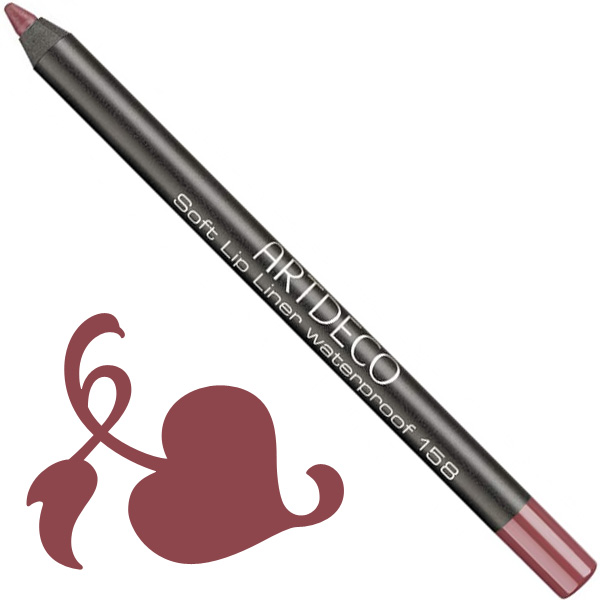 Artdeco Soft Lip Liner Vattenfast Nr:158 Magic Mauve i gruppen ArtDeco / Makeup / Lip Liners hos Nails, Body & Beauty (172-158)