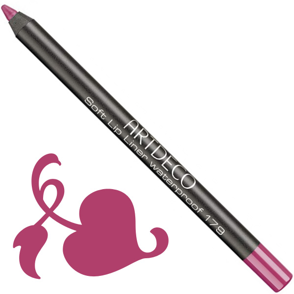 Artdeco Soft Lip Liner Vattenfast Nr:179 Verry Berry i gruppen ArtDeco / Makeup / Lip Liners hos Nails, Body & Beauty (172-179)