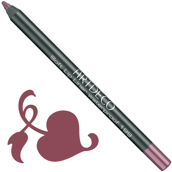 Artdeco Soft Lip Liner Vattenfast Nr:199 Black Cherry i gruppen ArtDeco / Makeup / Lip Liners hos Nails, Body & Beauty (172-199)