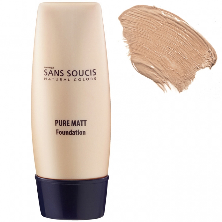 Sans Soucis Pure Matt Foundation Nr:10 Light Beige i gruppen Sans Soucis / Foundation hos Nails, Body & Beauty (1957)