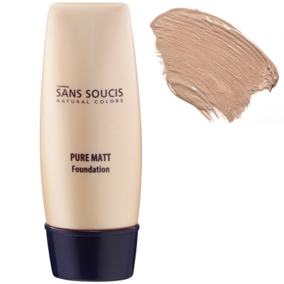 Sans Soucis Pure Matt Foundation Nr:40 Tanned Beige i gruppen Produktkyrkogård hos Nails, Body & Beauty (1960)