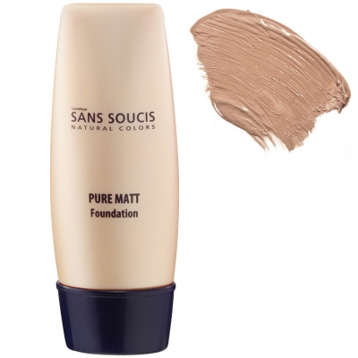 Sans Soucis Pure Matt Foundation Nr:60 Dark Beige i gruppen Sans Soucis / Foundation hos Nails, Body & Beauty (1962)