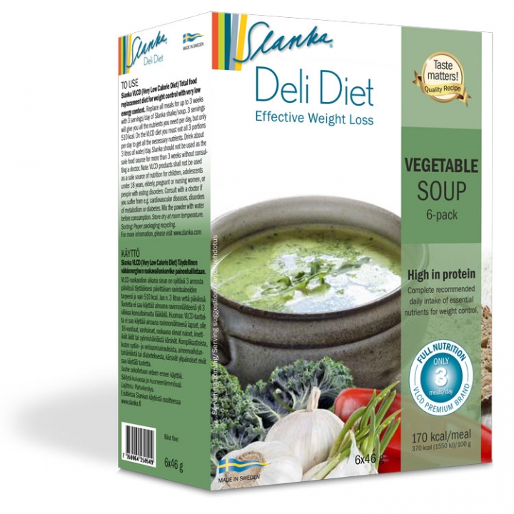Slanka Deli Diet Vegetarisk Soppa 6-Pack i gruppen SLANKA Deli Diet hos Nails, Body & Beauty (200203)