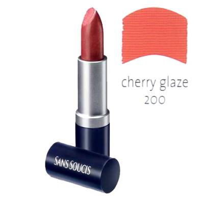 Sans Soucis Lip Temptation Lppstift Nr:200 Cherry Glaze i gruppen Produktkyrkogrd hos Nails, Body & Beauty (2433)