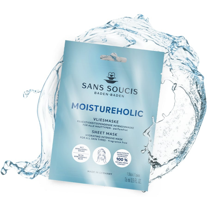 Sans Soucis Moistureholic Sheet Mask i gruppen Sans Soucis / Ansiktsvrd / Moisture hos Nails, Body & Beauty (25067)