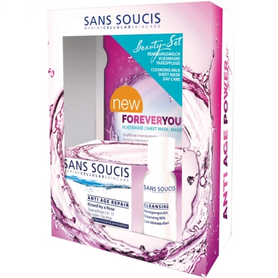 Sans Soucis Power Anti-Age Beauty Set i gruppen Sans Soucis / Ansiktsvård / Kissed by a Rose hos Nails, Body & Beauty (25105)
