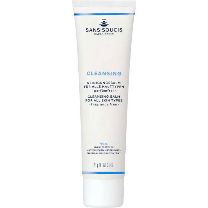 Sans Soucis Cleansing Balm med Vitamin E, 99% naturlig, perfekt fr skonsam sminkborttagning.