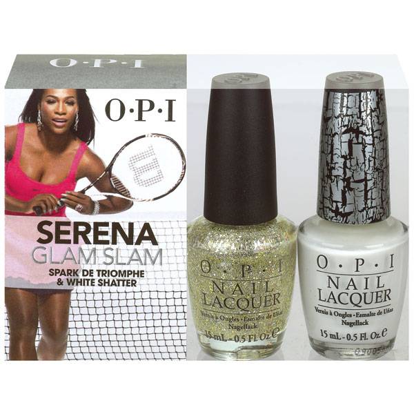 OPI Serena Glam Slam Spark De Triomphe Duo-Pack! i gruppen OPI / Nagellack / Serena Glam Slam hos Nails, Body & Beauty (2631)