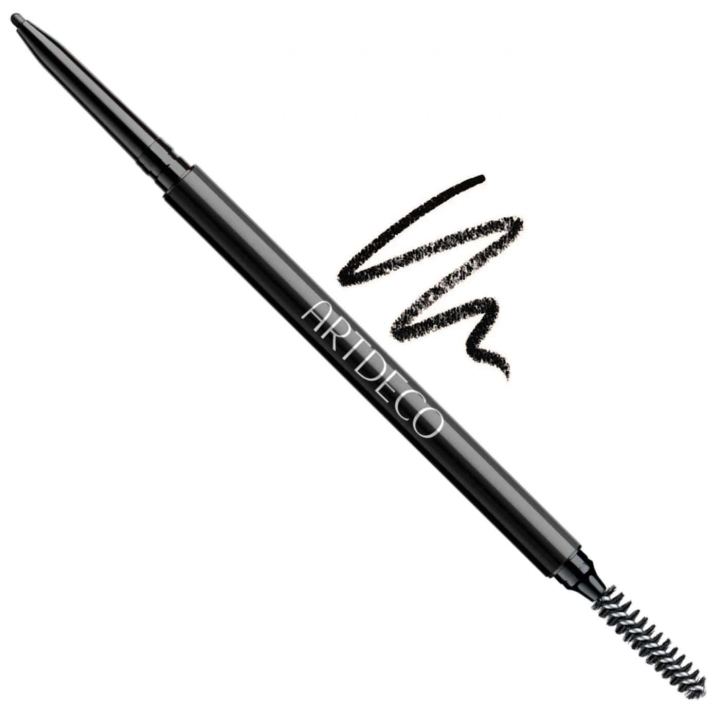 Artdeco Ultra Fine Brow Liner Nr.11 Coal – Kolsvart ögonbrynspenna med ultrafin spets och integrerad stylingborste
