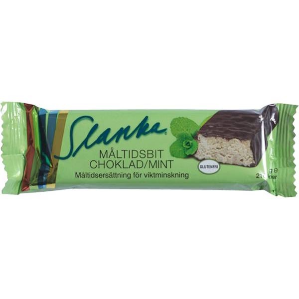 Slanka Deli Diet-Måltidsbit-LCD-Choklad-Mint