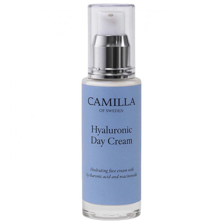 Camilla of Sweden Hyaluronic Day Cream – Dagkräm med hyaluronsyra och niacinamid för återfuktad och mjuk hud