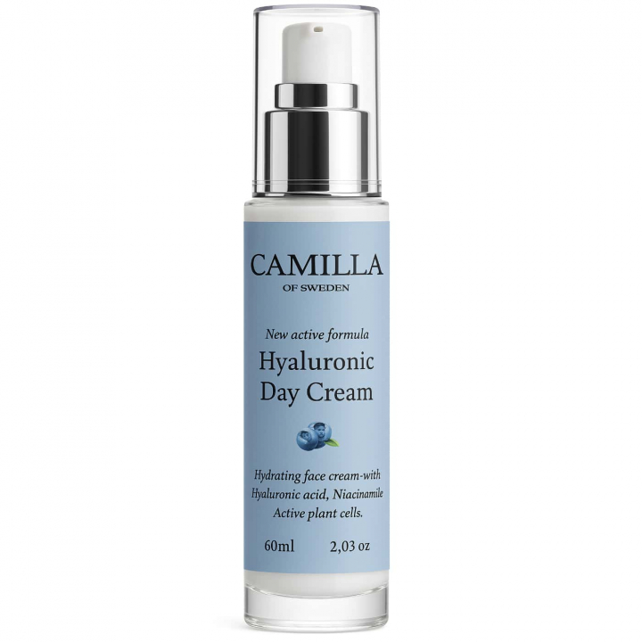 Hyaluronic Day Cream med blåbärsstamceller | Återfuktande anti-age ansiktskräm som stärker hudens barriär