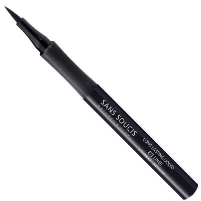 Sans Soucis Long Lasting Liquid Eye Liner Waterproof -Deep Black- i gruppen Produktkyrkogrd hos Nails, Body & Beauty (33679)