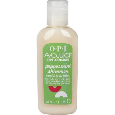 OPI Avojuice Peppermint Shimmer Lotion 30 ml i gruppen Produktkyrkogrd hos Nails, Body & Beauty (3403)