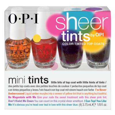 OPI Sheer Tints Mini Tints i gruppen OPI / Nagellack / Sheer Tints hos Nails, Body & Beauty (3975)