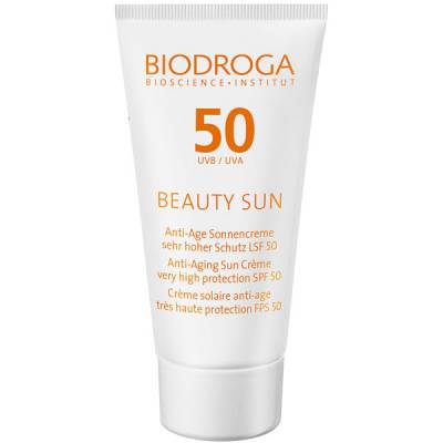 Biodroga Beauty Sun Anti-Aging Sun Creme SPF50 i gruppen Produktkyrkogård hos Nails, Body & Beauty (3997)
