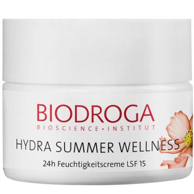 Biodroga Hydra Summer Wellness 24-h Moisturizing Care SPF 15 i gruppen Biodroga / Begränsade Utgåvor hos Nails, Body & Beauty (4069)