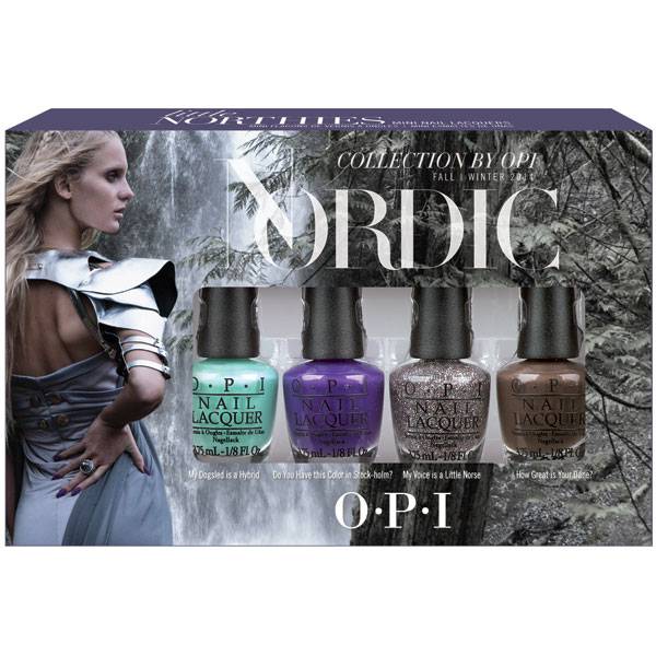 OPI Nordic Little Northies Mini 4-pack i gruppen OPI / Nagellack / Nordic hos Nails, Body & Beauty (4094)