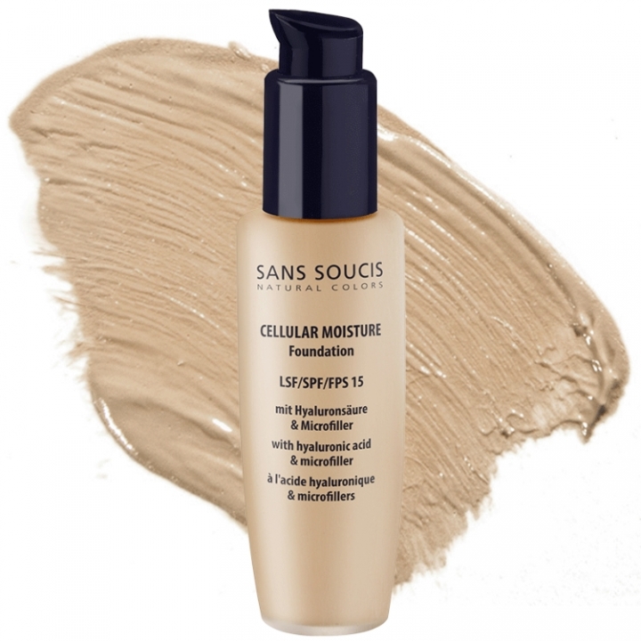 Sans Soucis Cellular Moisture Foundation SPF 15 Nr:20 Honey Beige i gruppen Sans Soucis / Foundation hos Nails, Body & Beauty (4107)