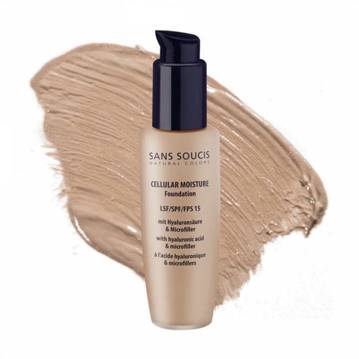 Sans Soucis Cellular Moisture Foundation SPF 15 Nr:30 Warm Beige i gruppen Sans Soucis / Foundation hos Nails, Body & Beauty (4108)