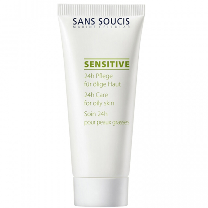 Sans Soucis Sensitive 24h Care for oily Skin with Aloe Vera i gruppen Sans Soucis / Ansiktsvård / Sensitive hos Nails, Body & Beauty (4112)