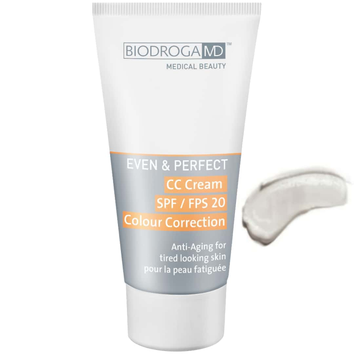 Biodroga MD Even & Perfect CC Cream SPF 20 Color Correction for tired-looking skin i gruppen Produktkyrkogrd hos Nails, Body & Beauty (44095-2)