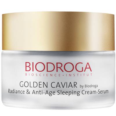 Biodroga Golden Caviar Radiance & Anti-Age Sleeping Cream-Serum 15ml i gruppen Produktkyrkogrd hos Nails, Body & Beauty (45361)
