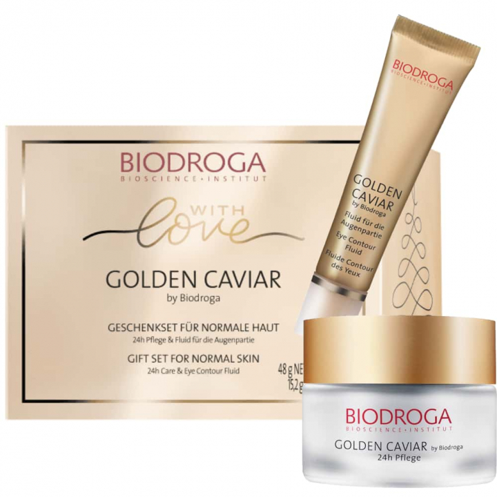 Biodroga Golden Caviar Set -Normal Hud- i gruppen Biodroga / Hudvård / Golden Caviar hos Nails, Body & Beauty (45538)