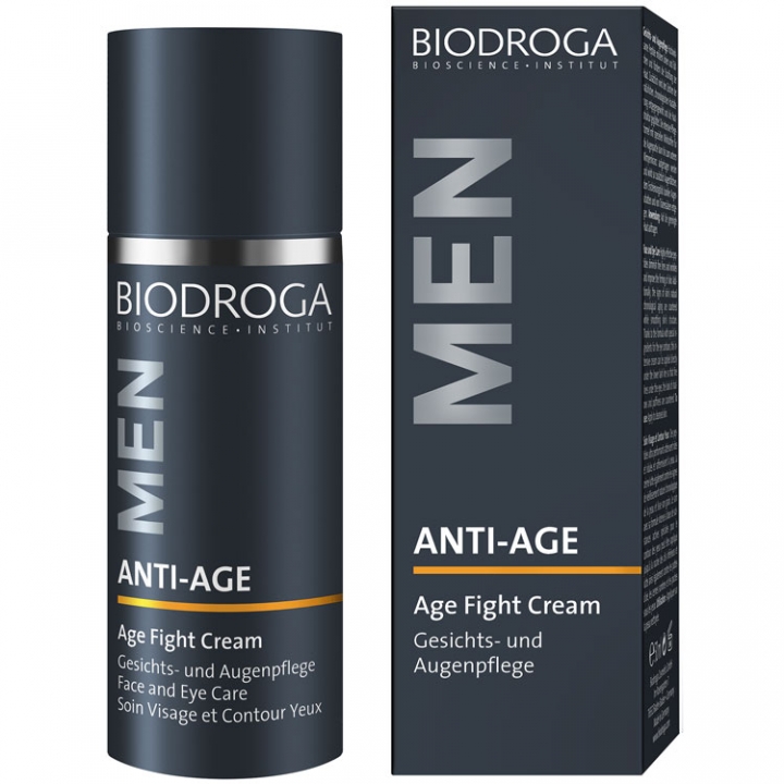 Biodroga MEN Anti-Age Age Fight Cream Face and Eye Care i gruppen Biodroga / Hudv�rd / �gonv�rd hos Nails, Body & Beauty (45624)