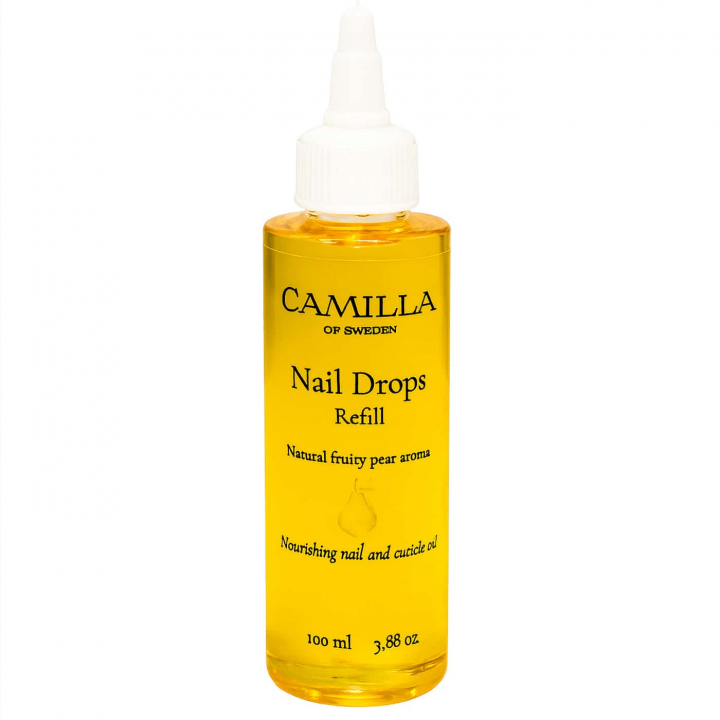 Camilla of Sweden Nail Drops Pear Refill nagelolja | Naturlig olja med jojoba och vitamin E för starka och friska naglar