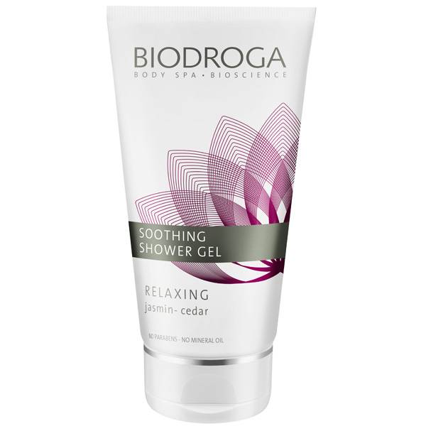Biodroga Soothing Shower Gel Relaxing Jasmin - Cedar i gruppen Biodroga / Kroppsvård hos Nails, Body & Beauty (4584)
