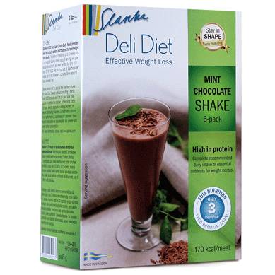 Slanka Deli Diet-Mintchoklad-VLCD-Viktminskning