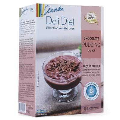 Slanka Deli Diet Chokladpudding 6-Pack i gruppen SLANKA Deli Diet hos Nails, Body & Beauty (4751)