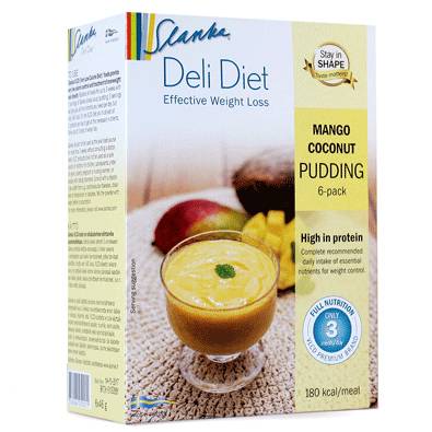 Slanka Deli Diet Mango Coconut Pudding 6-Pack i gruppen SLANKA Deli Diet hos Nails, Body & Beauty (4754)