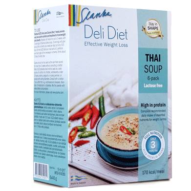 Slanka Deli Diet Thai Soup 6-Pack - Laktosfri i gruppen SLANKA Deli Diet hos Nails, Body & Beauty (4755)