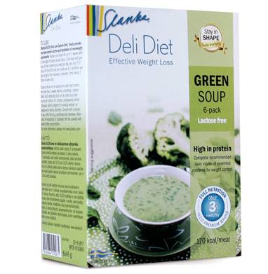 Slanka Deli Diet Green Soup 6-Pack - Laktosfri i gruppen SLANKA Deli Diet hos Nails, Body & Beauty (4758)