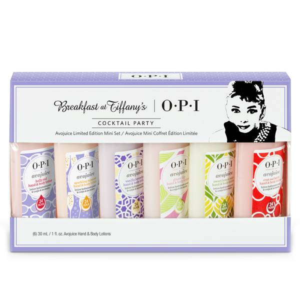 OPI Avojuice Breakfast at Tiffany´s Cocktail Party 6-Pack i gruppen Produktkyrkogård hos Nails, Body & Beauty (4986)