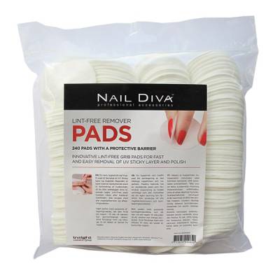 Nail Pads med Plast Skydd 240st i gruppen CND / Tillbehör hos Nails, Body & Beauty (5051)